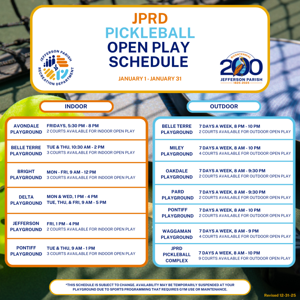 Jprd Jefferson Parish Parks & Recreation (JPRD)